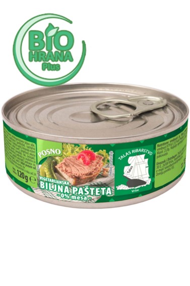 Pasteta posna vegetarijana 120g talas